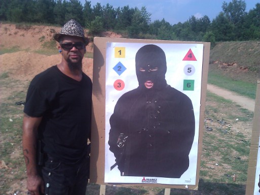 The results after a day at the range during Handgun Skills for Personal Defense