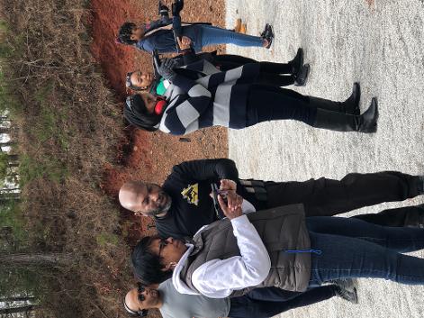 Shooters on the firing line during Ladies Only! Handgun Safety andFundamentals